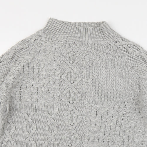 Dorothy Perkins Womens Grey   Pullover Jumper Size M