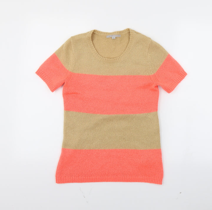 Gap Womens Beige Striped  Pullover Jumper Size XS