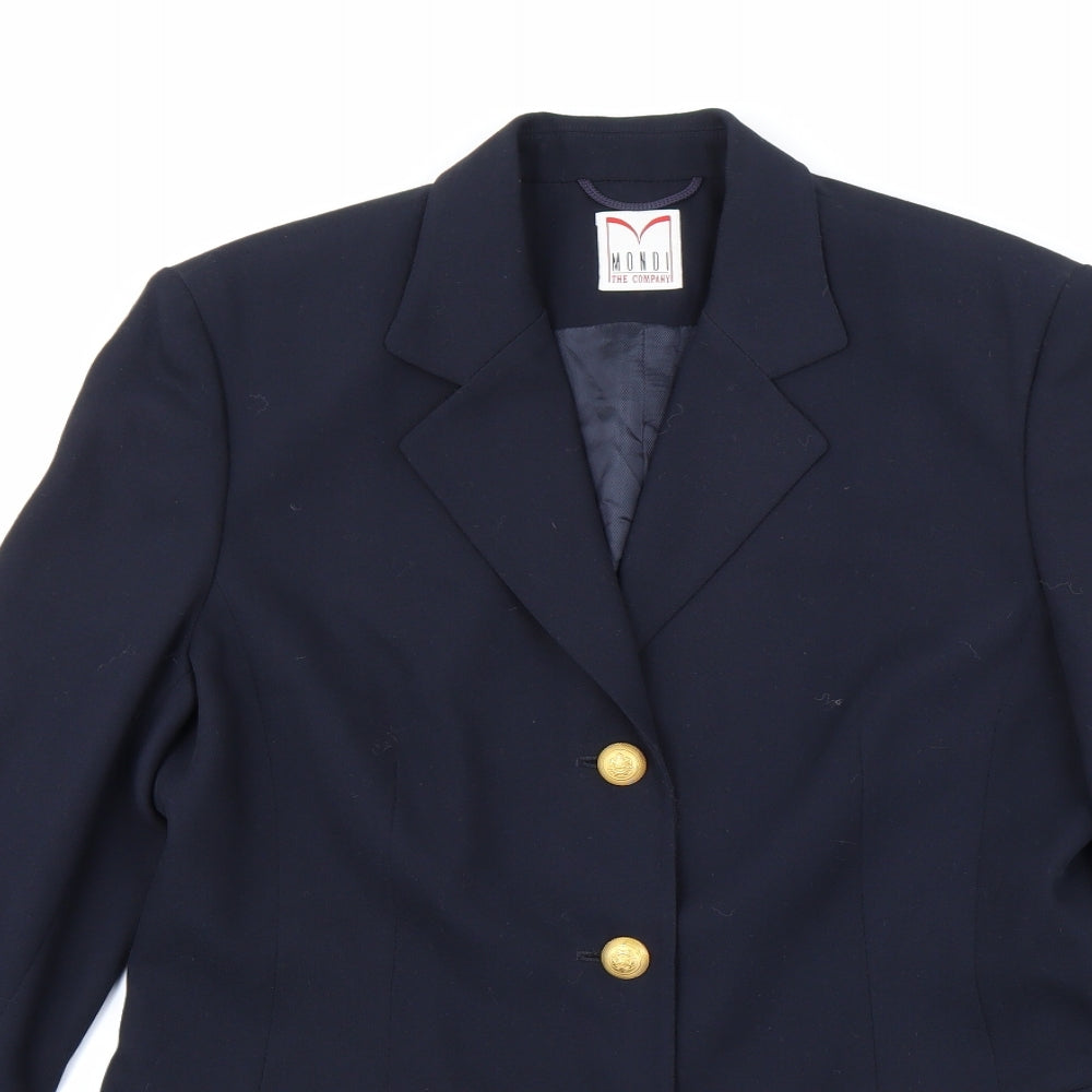 Mondi Womens Blue   Jacket  Size 12