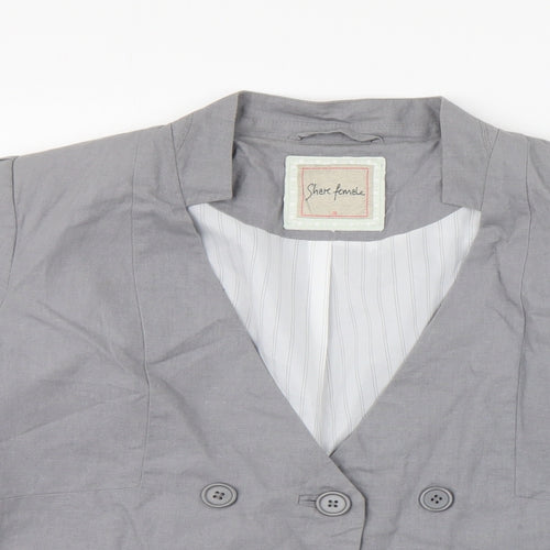 share female Womens Grey   Jacket Blazer Size 10