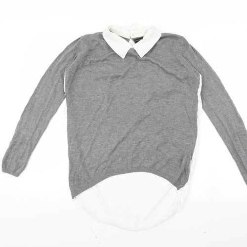 Atmosphere Womens Grey   Pullover Jumper Size 6