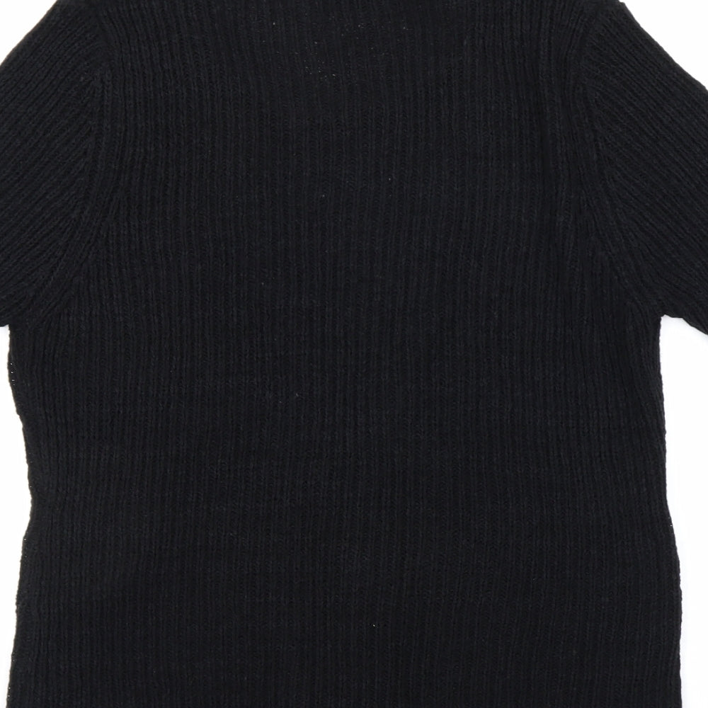 stephen Womens Black   Pullover Jumper Size L