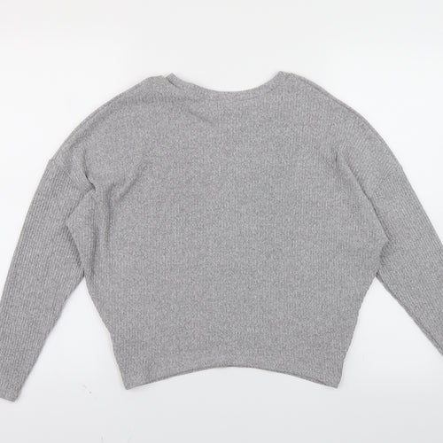 newlook Girls Grey   Tunic T-Shirt Size 12-13 Years
