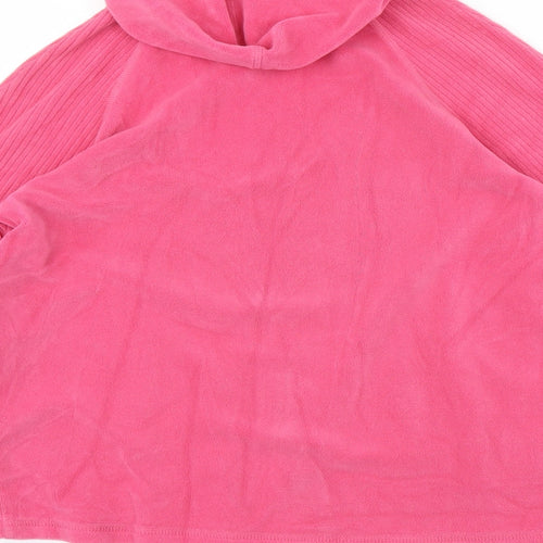 M&s Womens Pink   Full Zip Hoodie Size M