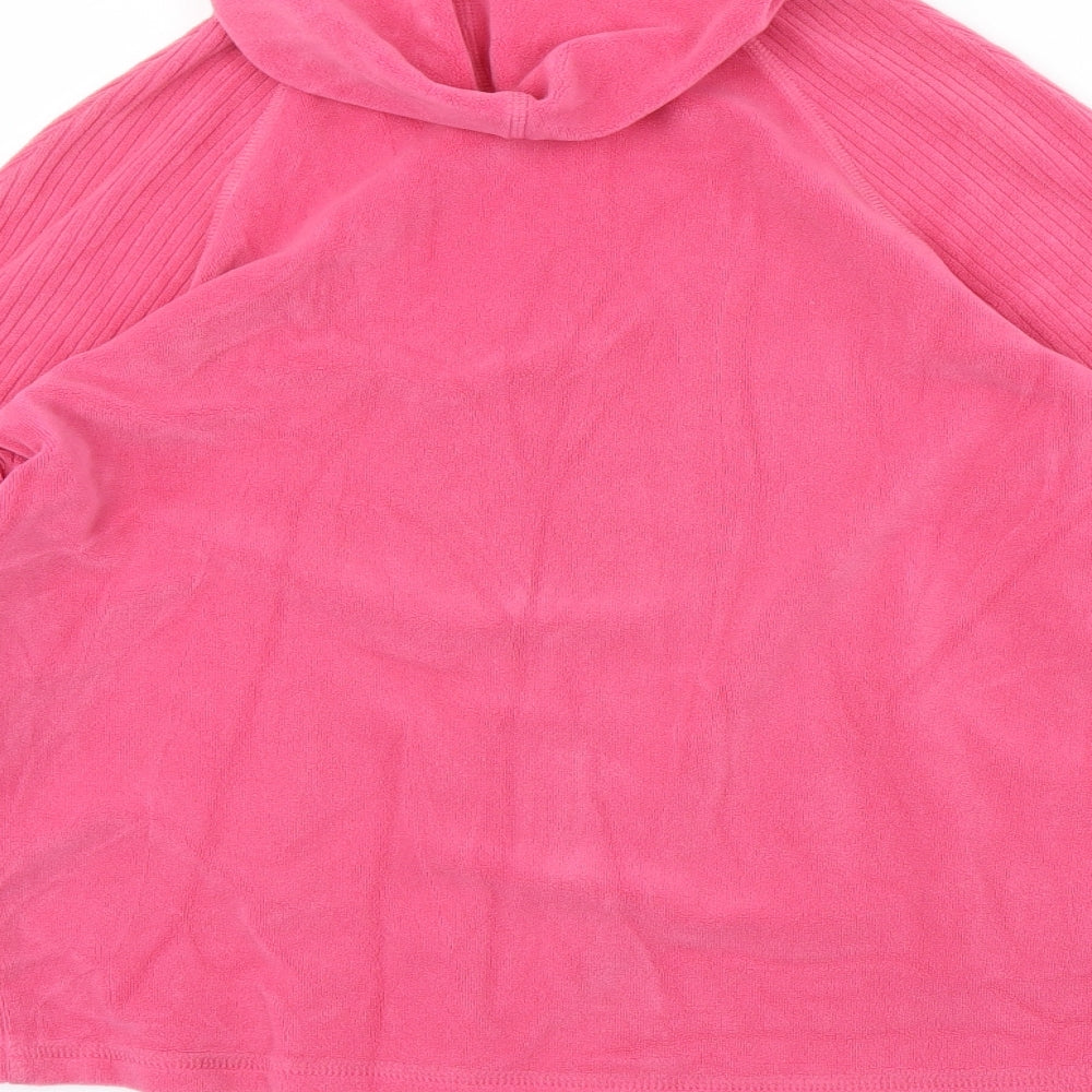 M&s Womens Pink   Full Zip Hoodie Size M
