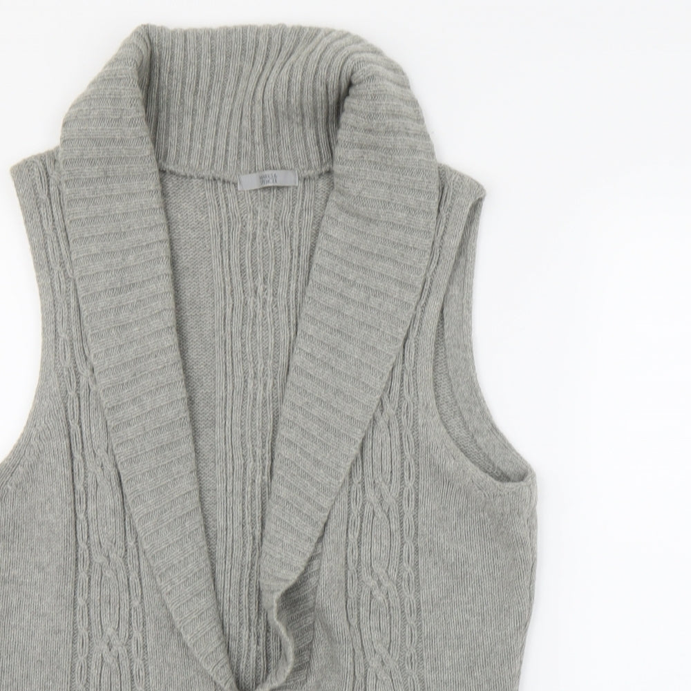 m&s Womens Grey   Cardigan Jumper Size 16