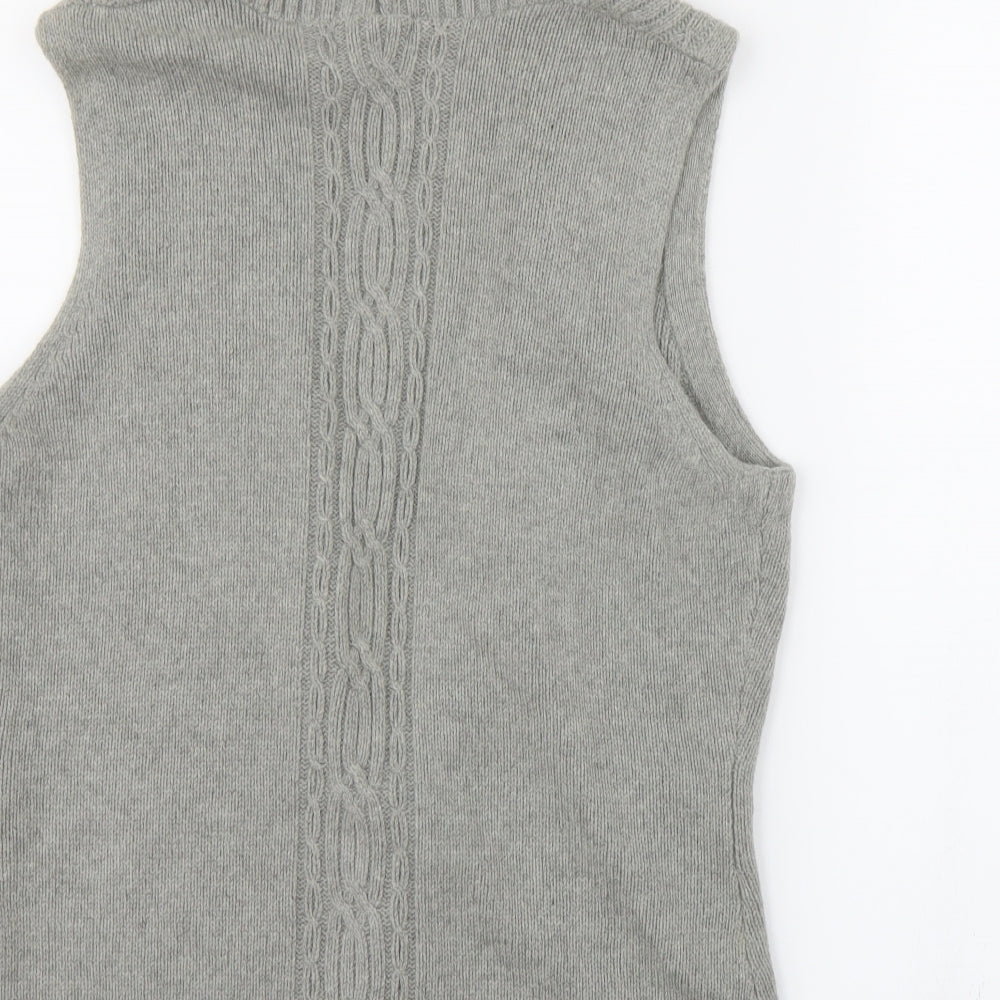 m&s Womens Grey   Cardigan Jumper Size 16