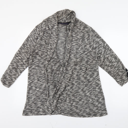 M&S Womens Grey   Wrap Jumper Size 16