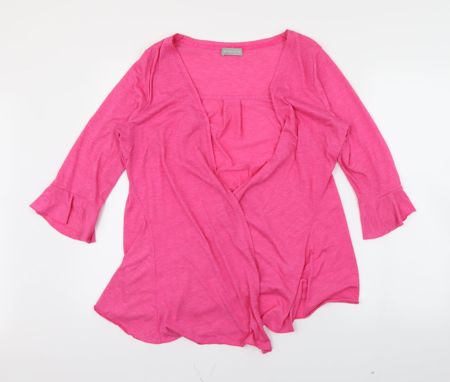 M&S Womens Pink   Wrap Jumper Size 14