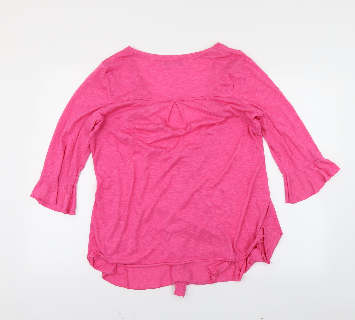 M&S Womens Pink   Wrap Jumper Size 14