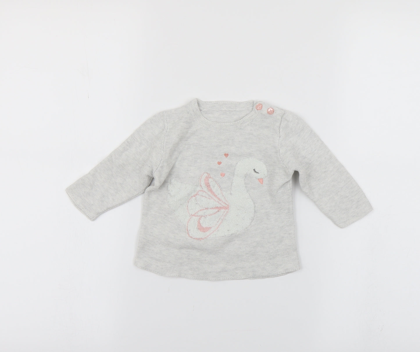 George  Grey   Pullover Jumper Size 3-6 Months