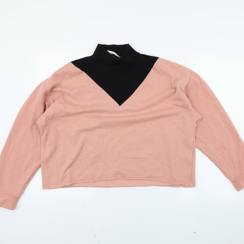 Zara Womens Pink   Pullover Sweatshirt Size M