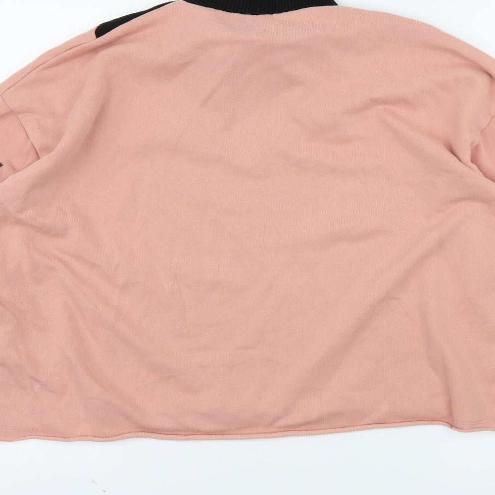 Zara Womens Pink   Pullover Sweatshirt Size M