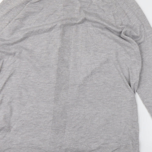 F&F Womens Grey   Wrap Jumper Size 14