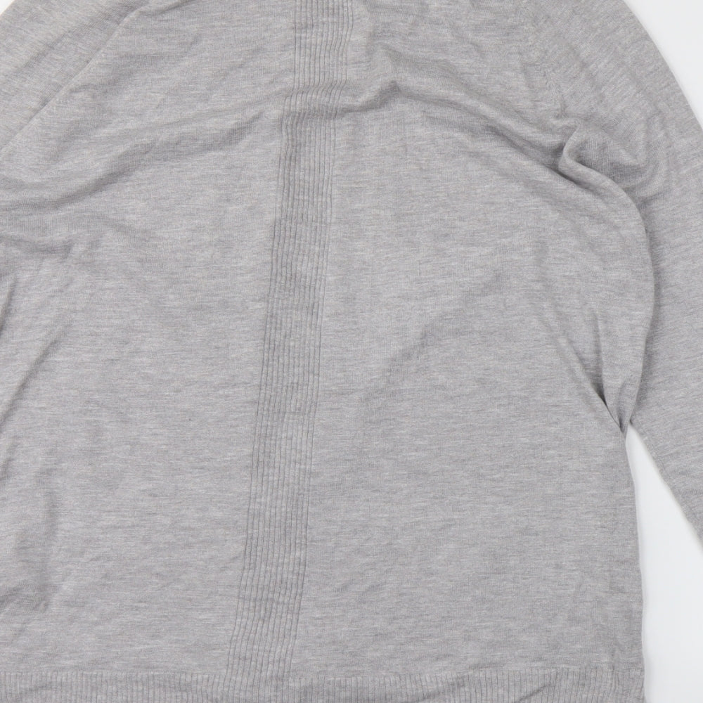 F&F Womens Grey   Wrap Jumper Size 14