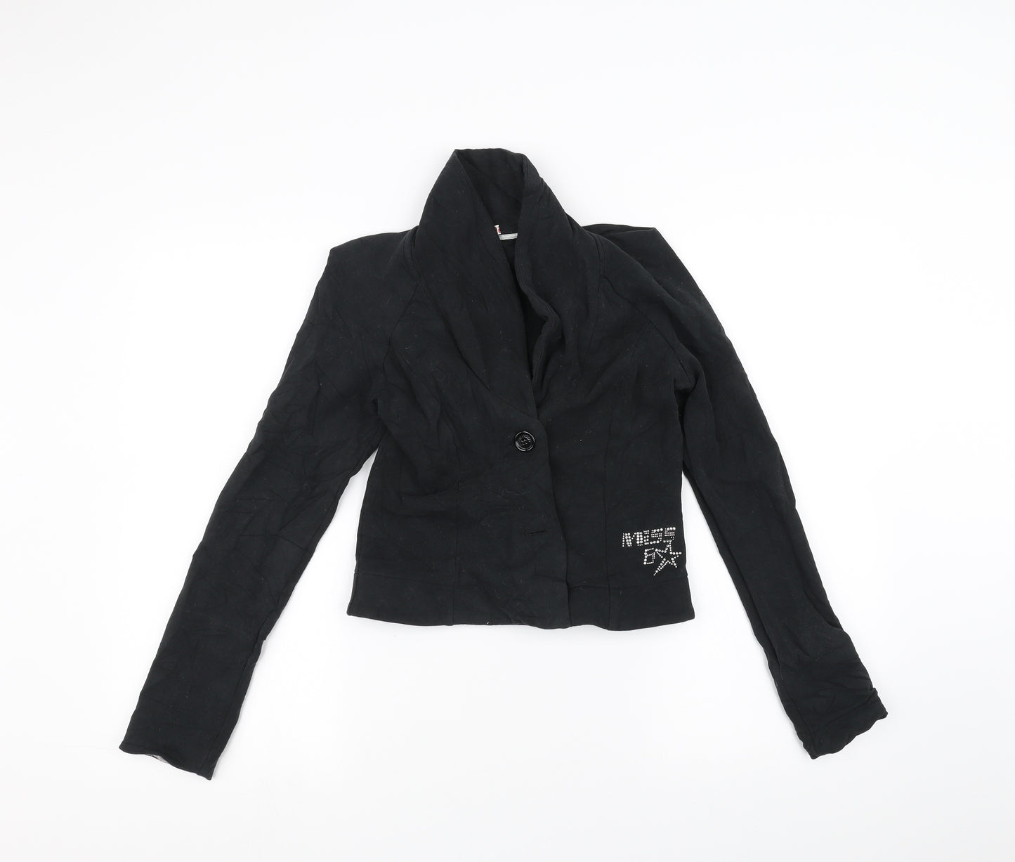 Miss60 Girls Black   Jacket  Size XL