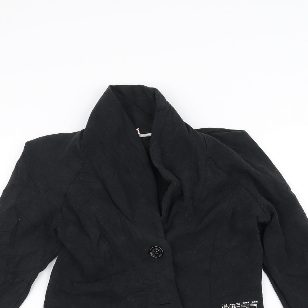 Miss60 Girls Black   Jacket  Size XL
