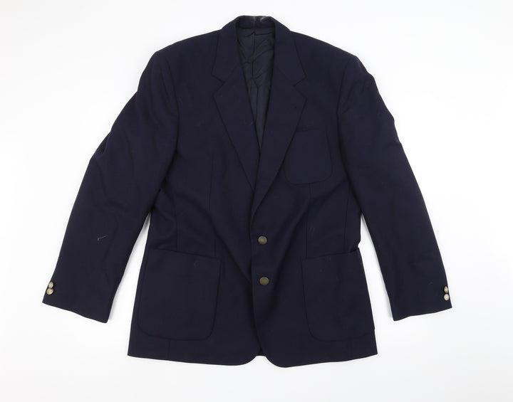 James Barry Mens Blue   Jacket Suit Jacket Size 42