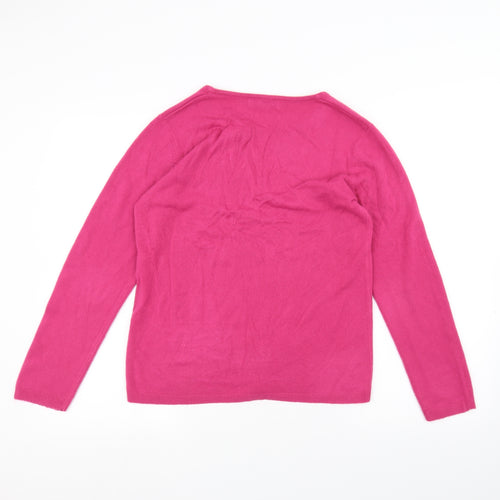 Cashmasoft Womens Pink   Pullover Jumper Size S