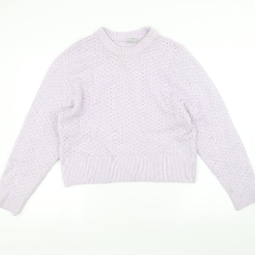 H&M Womens Purple   Pullover Jumper Size L