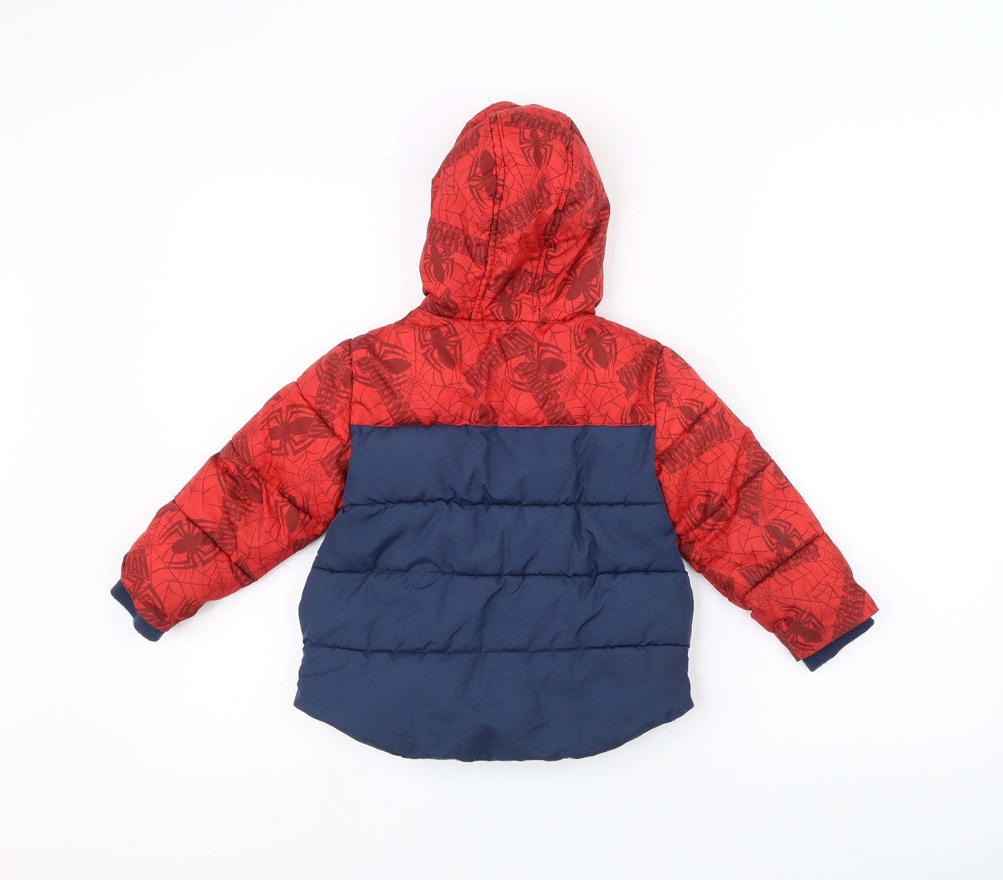 George Baby Red   Puffer Jacket Coat Size 18-24 Months  - Spider Man