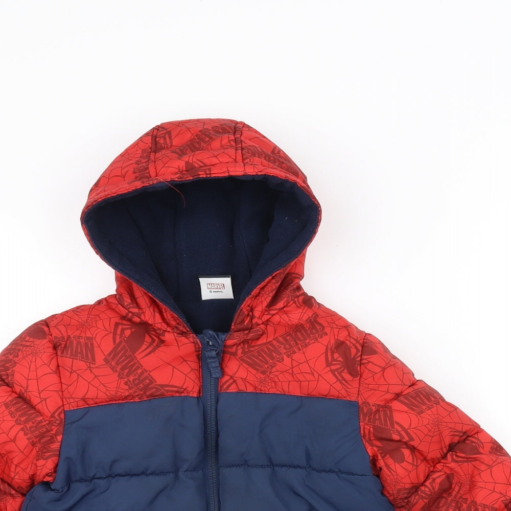 George Baby Red   Puffer Jacket Coat Size 18-24 Months  - Spider Man