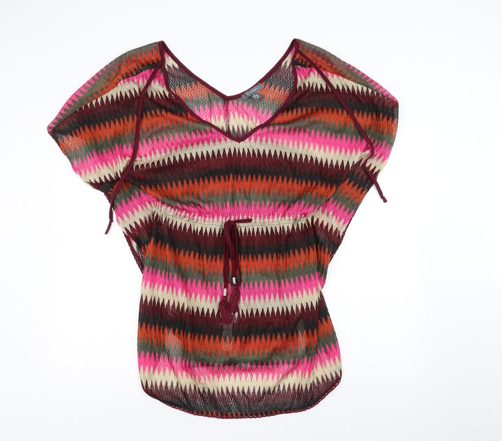 Primark Womens Multicoloured Striped Pullover Jumper Size M