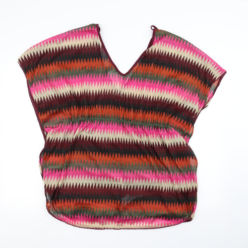 Primark Womens Multicoloured Striped  Pullover Jumper Size M