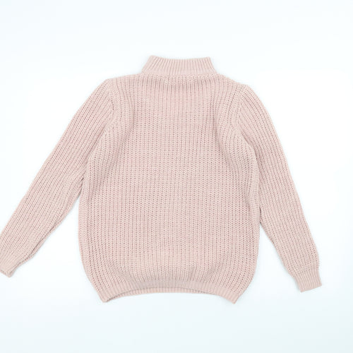 QED London Womens Pink  Knit Pullover Jumper Size M