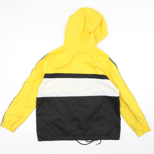 New Look Womens Yellow   Windbreaker Coat Size S
