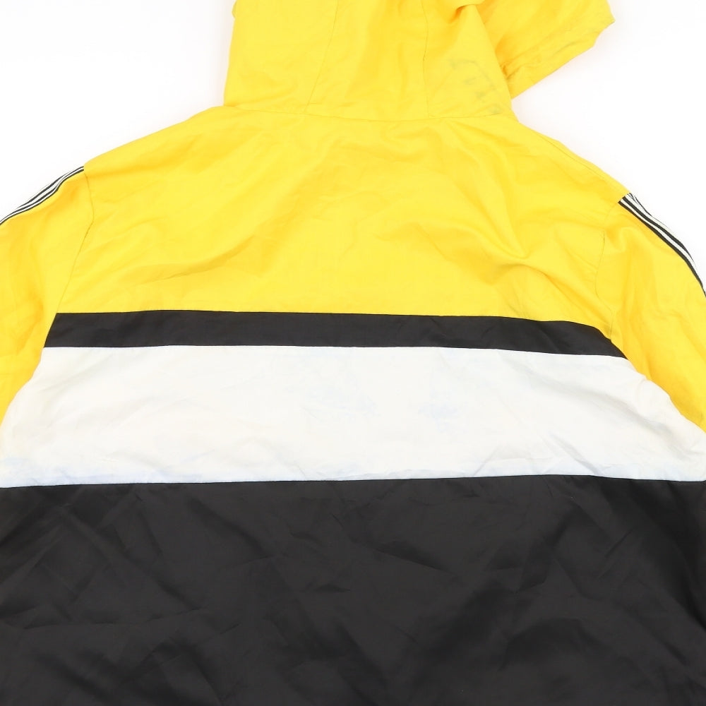 New Look Womens Yellow   Windbreaker Coat Size S
