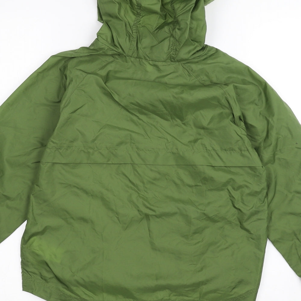 Marks and Spencer Boys Green   Rain Coat Coat Size 7-8 Years