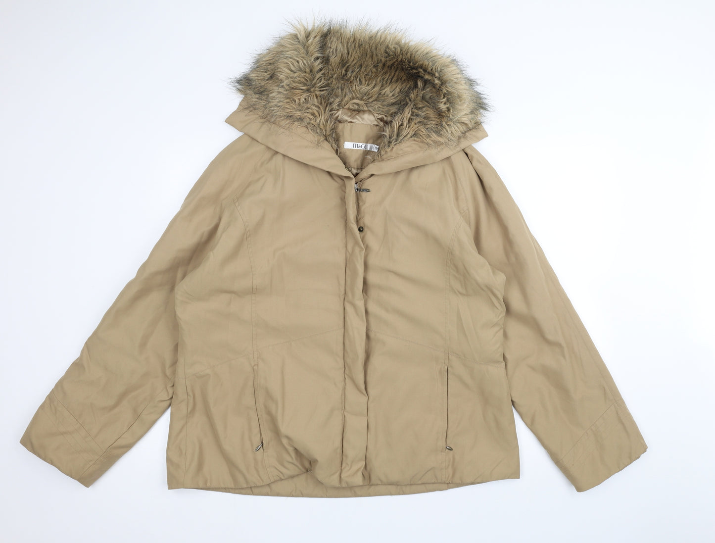 M&Co Womens Brown   Jacket  Size 18