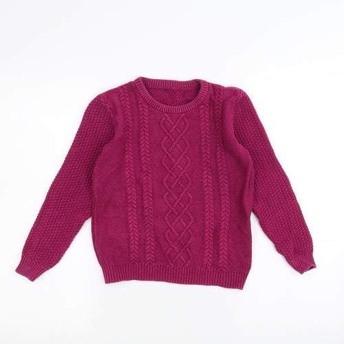 Lily & dan Girls Pink   Pullover Jumper Size 9-10 Years