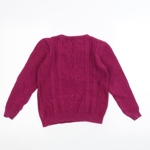 Lily & dan Girls Pink   Pullover Jumper Size 9-10 Years