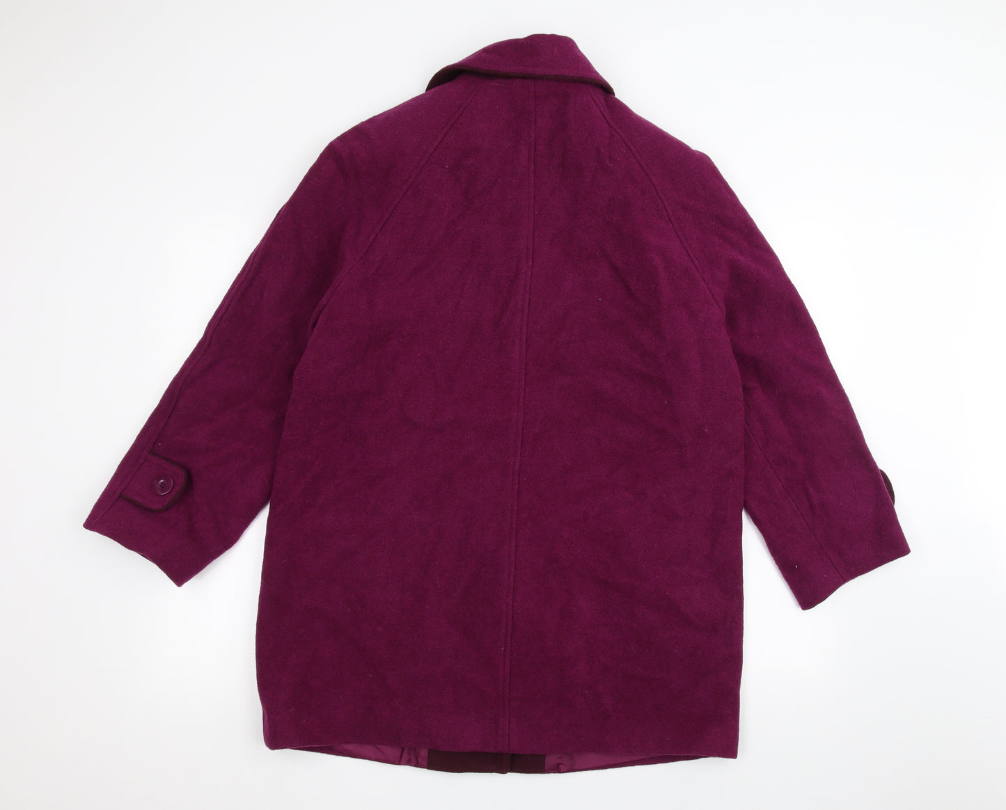 Honor Milburn Womens Purple   Overcoat Coat Size 12