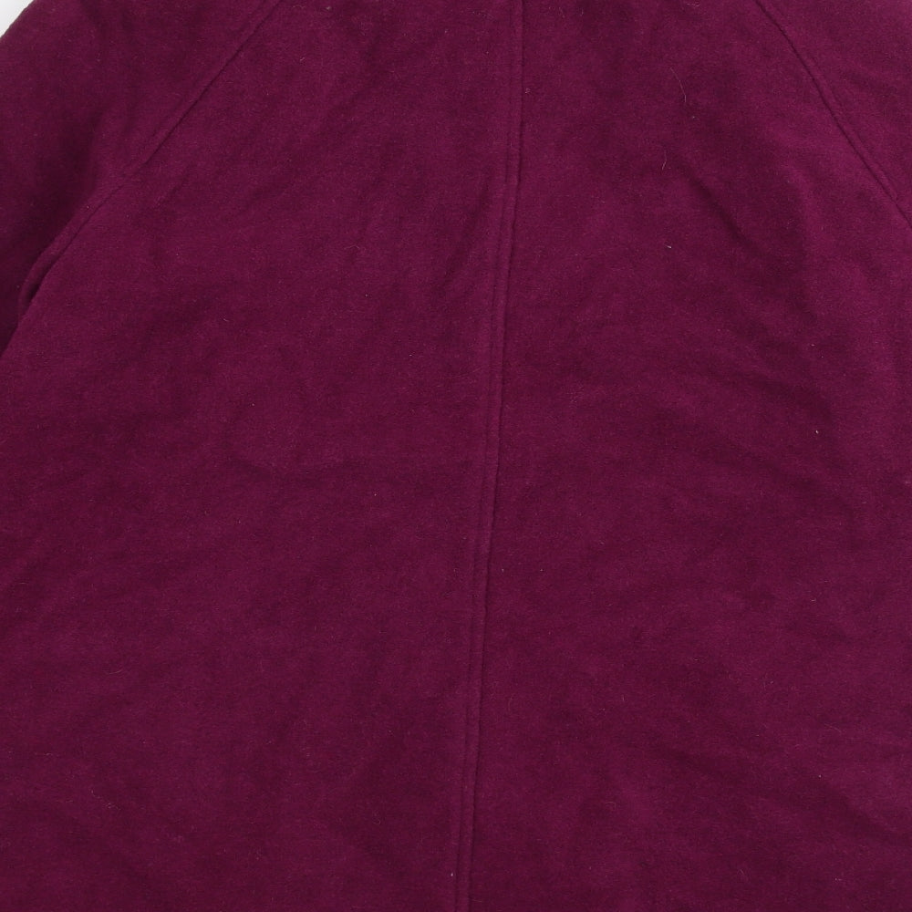 Honor Milburn Womens Purple   Overcoat Coat Size 12