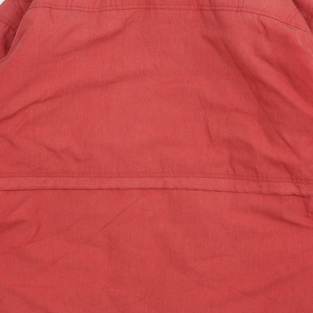 Essentials Womens Red   Pea Coat Coat Size 14