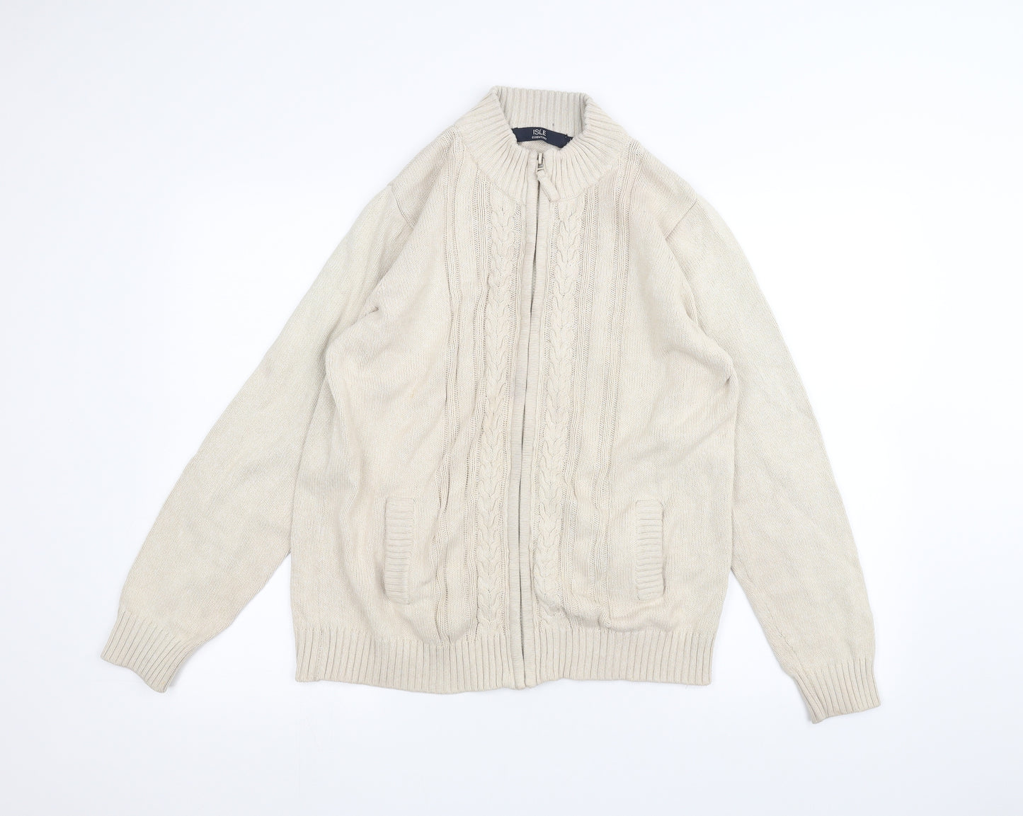 ISLE Womens White   Jacket  Size L