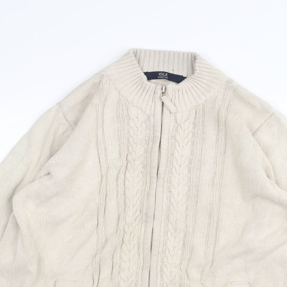ISLE Womens White   Jacket  Size L
