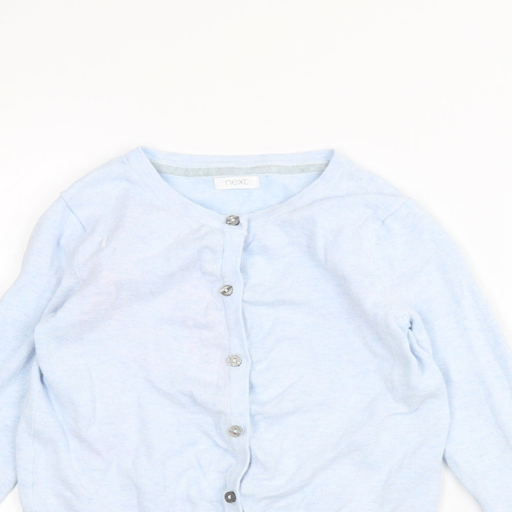 NEXT Girls Blue   Cardigan Jumper Size 8 Years