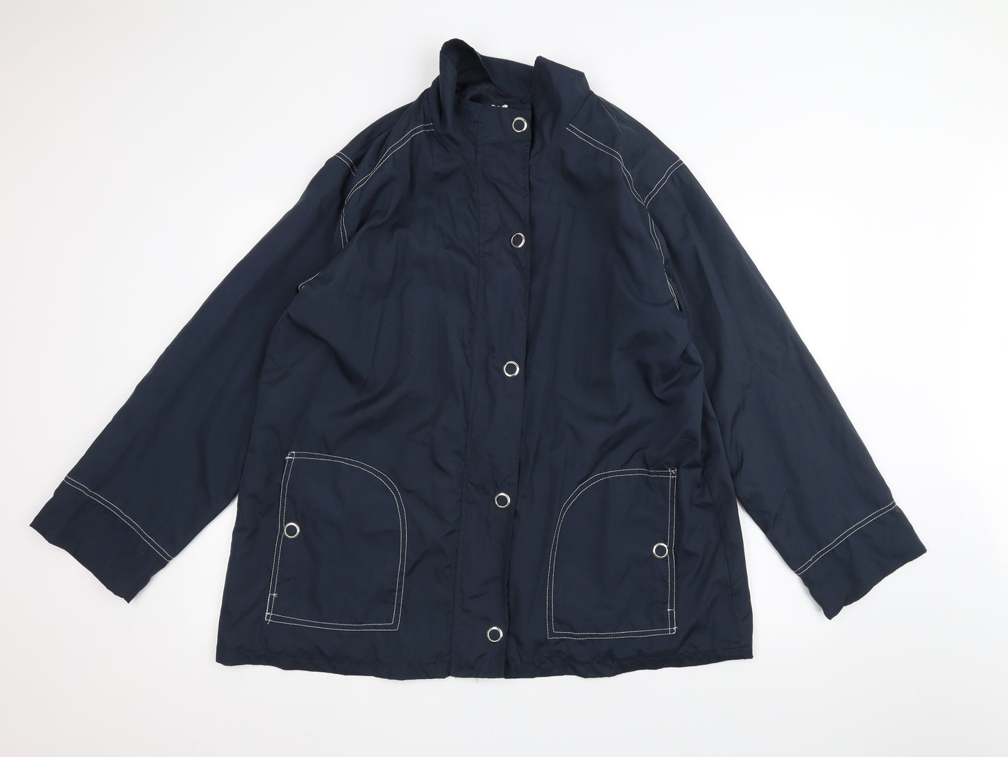 Preworn Womens Blue   Pea Coat Coat Size 20