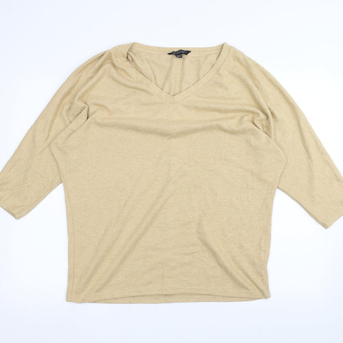 Dorothy Perkins Womens Brown   Pullover Jumper Size 16