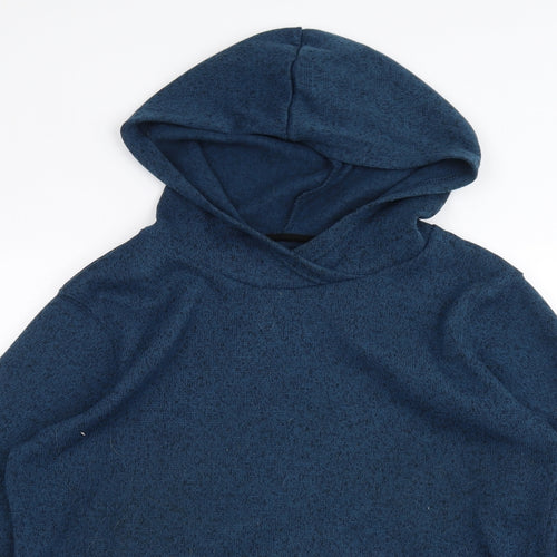 soulux Mens Blue   Pullover Hoodie Size M