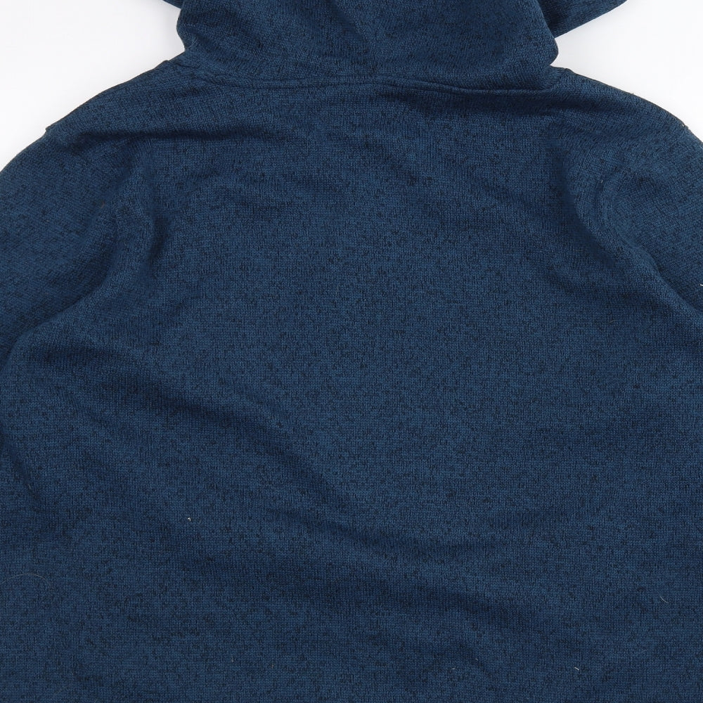 soulux Mens Blue   Pullover Hoodie Size M
