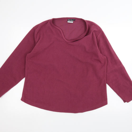 Casual Womens Purple   Pullover Jumper Size M
