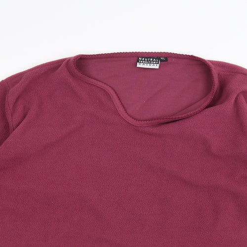 Casual Womens Purple   Pullover Jumper Size M