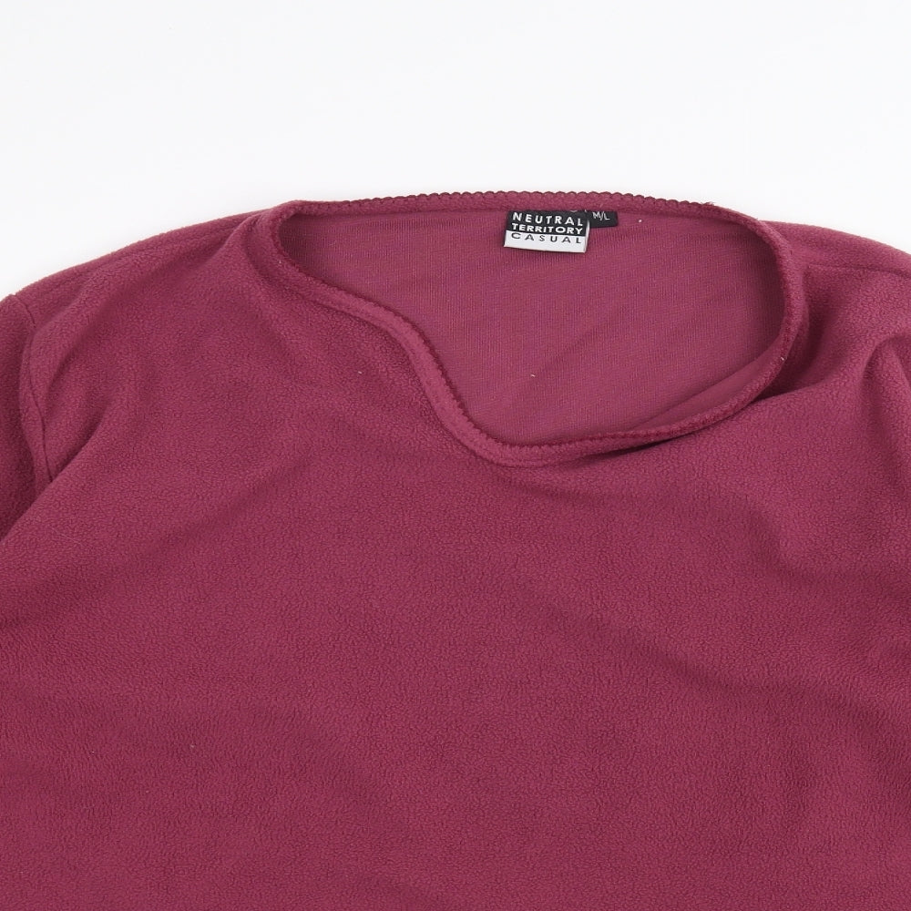 Casual Womens Purple   Pullover Jumper Size M