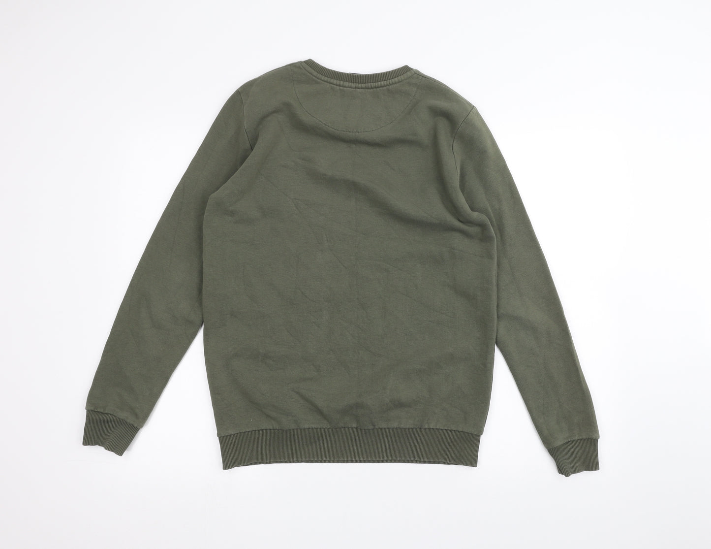 Hype Mens Green   Pullover Jumper Size S