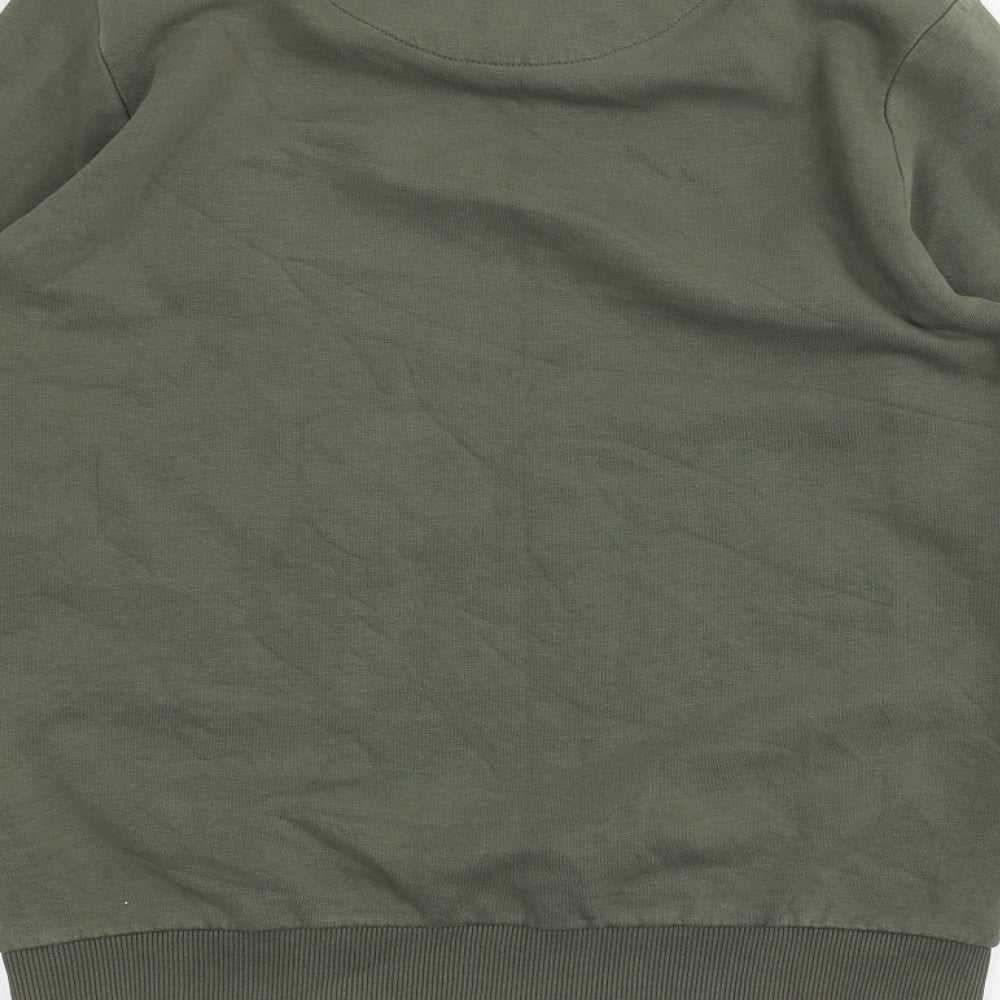 Hype Mens Green   Pullover Jumper Size S